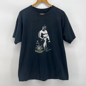 Vintage y2k WWE WWF Rey Mysterio Faded T Shirt Cropped Style